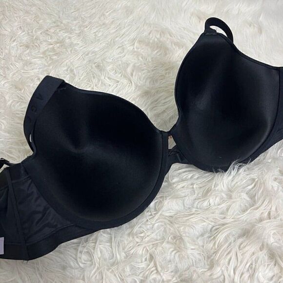 Savage X Fenty Women’s Black Padded Bra Plus Size 42H Solid Underwire NWOT - Picture 4 of 7